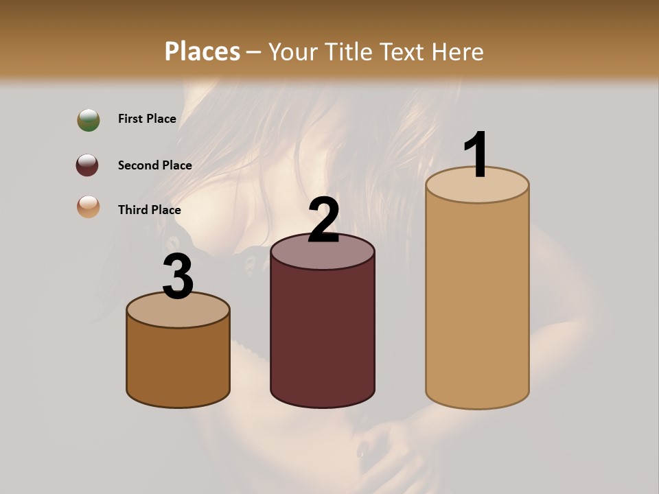 Glamour Female Sensuality PowerPoint Template