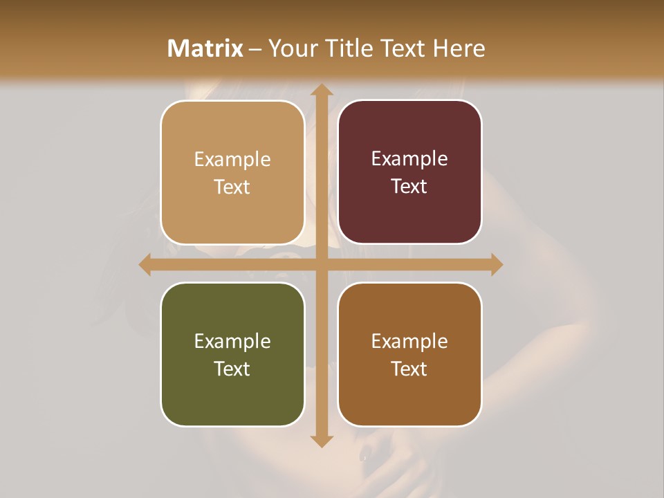 Glamour Female Sensuality PowerPoint Template