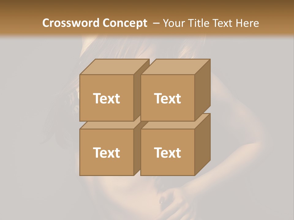 Glamour Female Sensuality PowerPoint Template