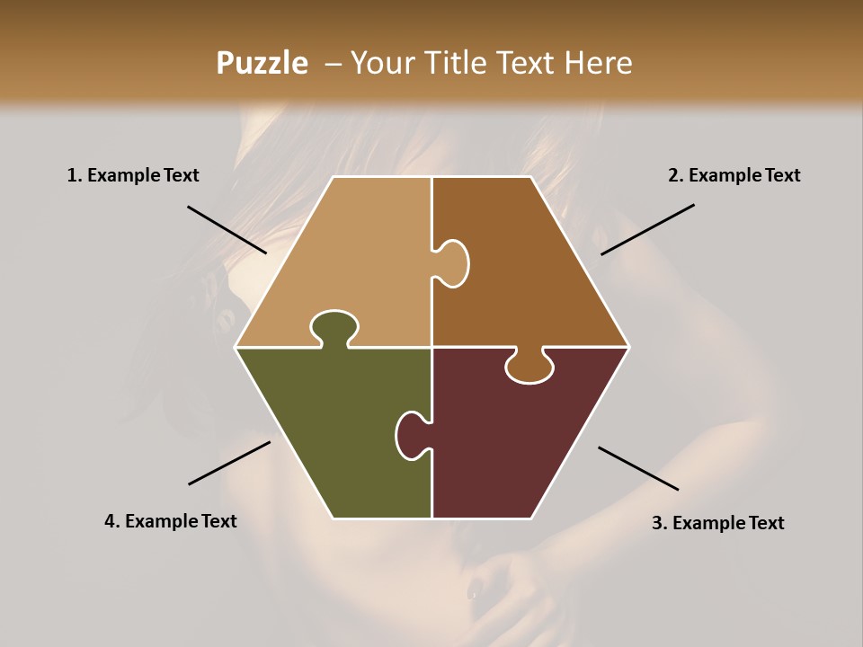 Glamour Female Sensuality PowerPoint Template