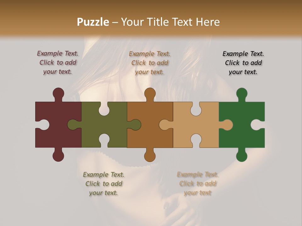 Glamour Female Sensuality PowerPoint Template