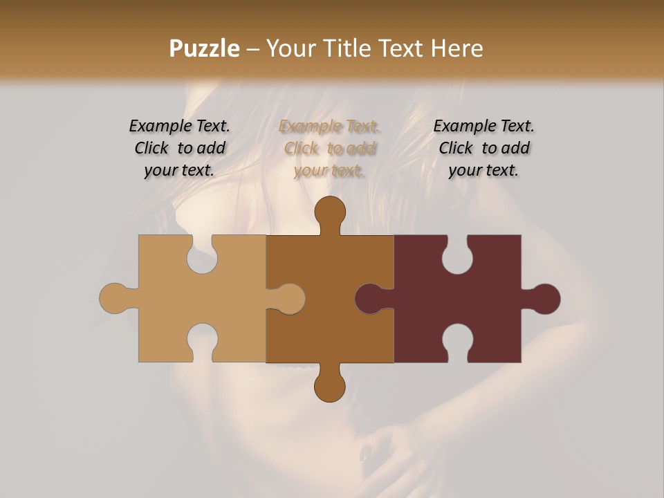 Glamour Female Sensuality PowerPoint Template