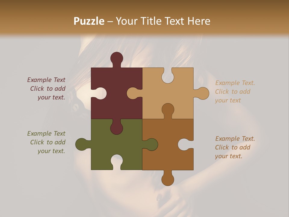 Glamour Female Sensuality PowerPoint Template