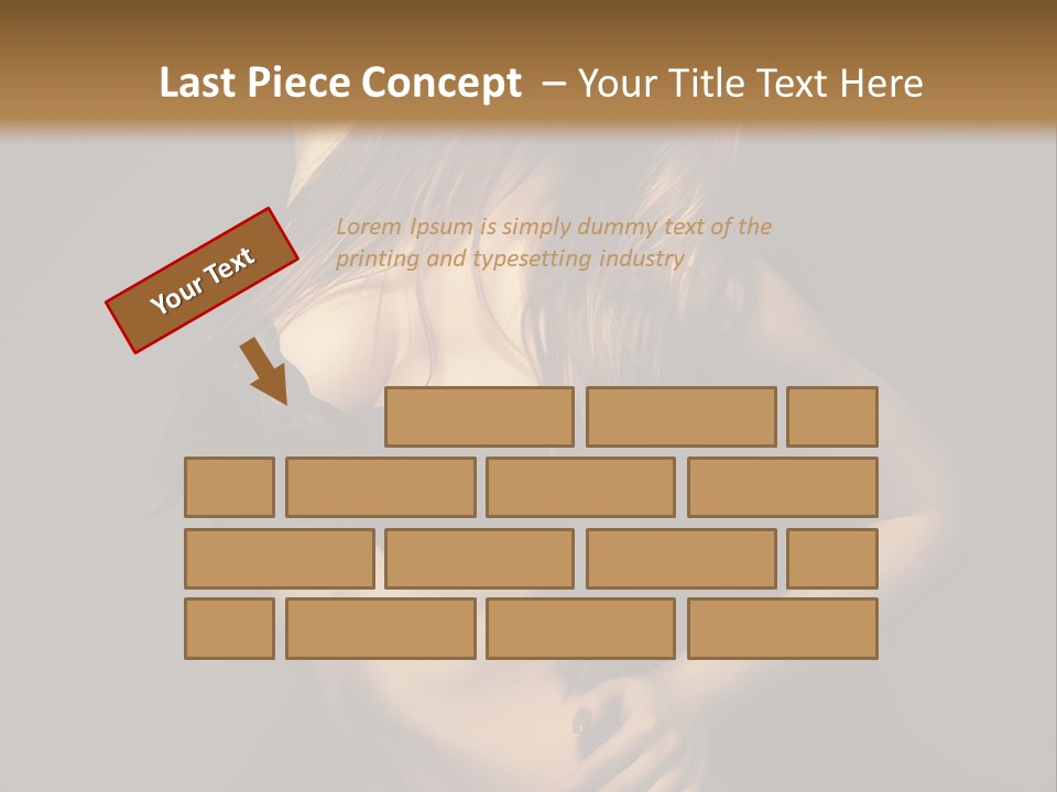 Glamour Female Sensuality PowerPoint Template