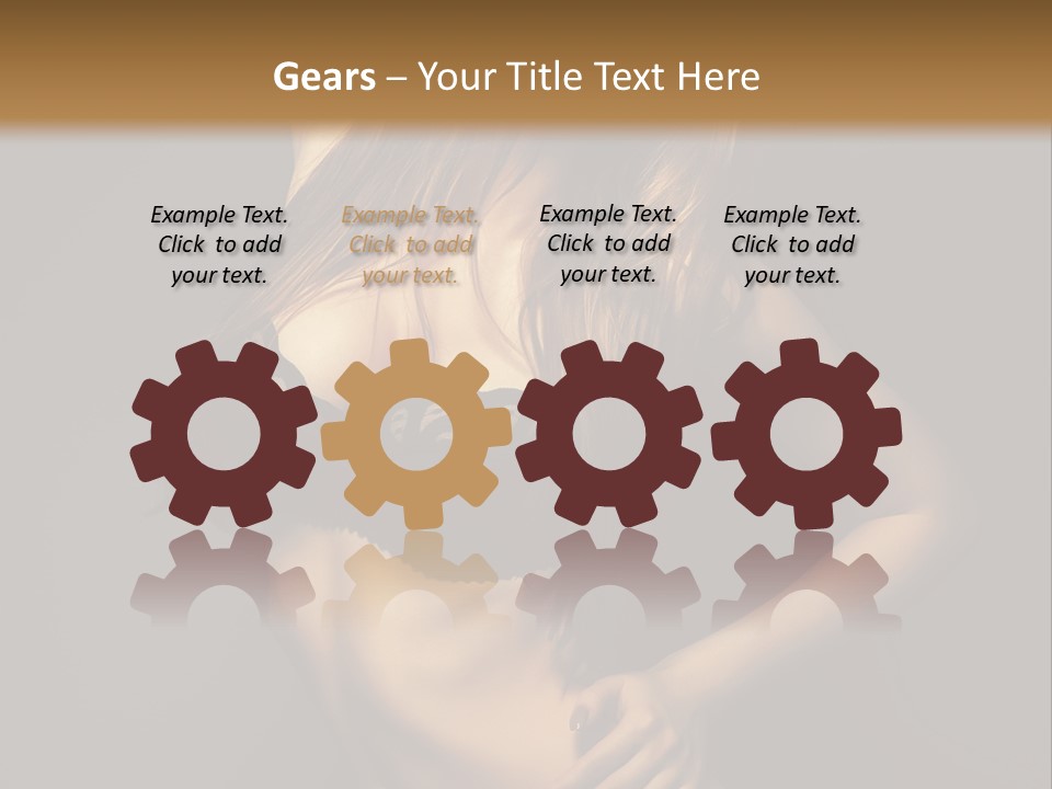 Glamour Female Sensuality PowerPoint Template