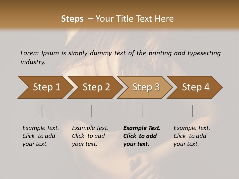 Glamour Female Sensuality PowerPoint Template