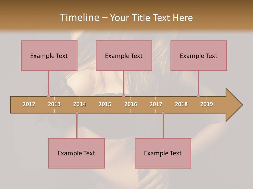 Glamour Female Sensuality PowerPoint Template