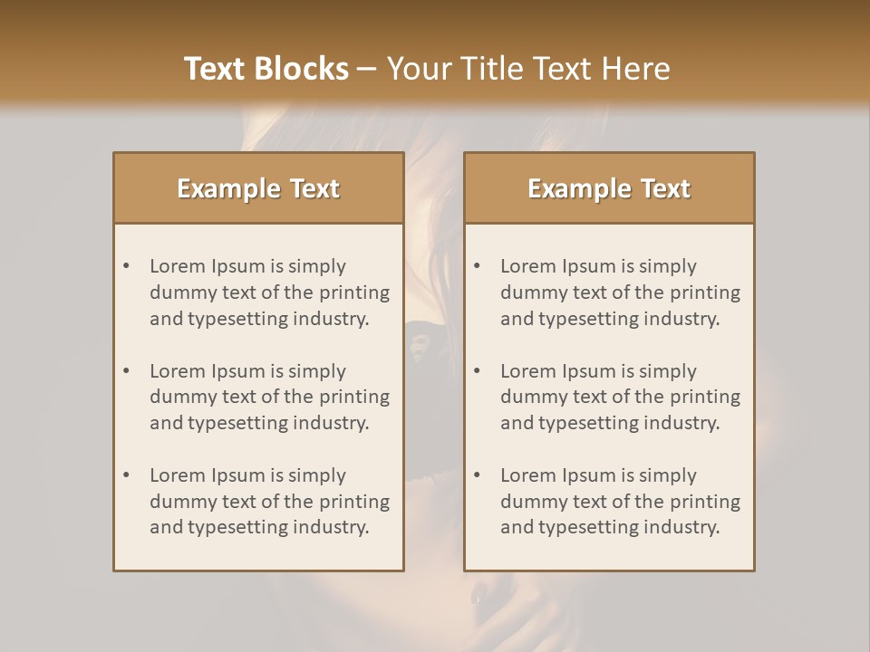 Glamour Female Sensuality PowerPoint Template