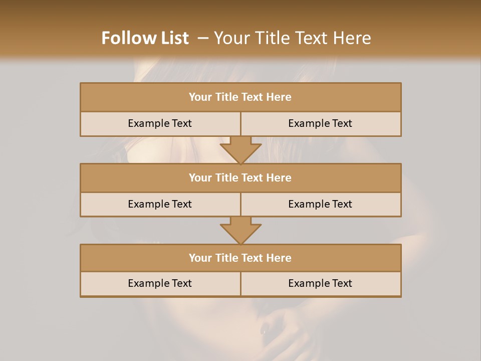 Glamour Female Sensuality PowerPoint Template