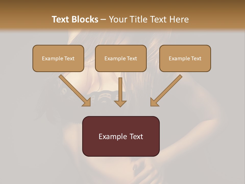 Glamour Female Sensuality PowerPoint Template