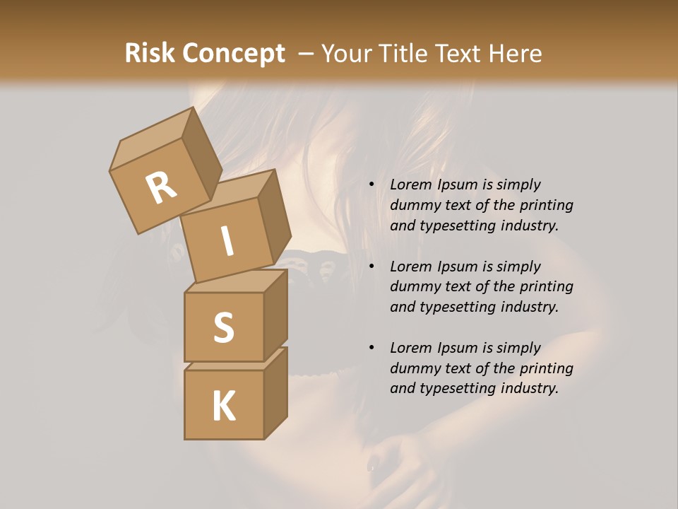 Glamour Female Sensuality PowerPoint Template