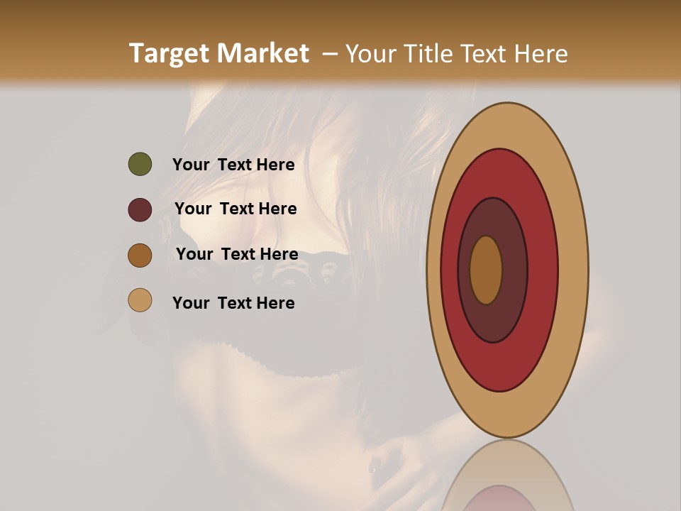 Glamour Female Sensuality PowerPoint Template