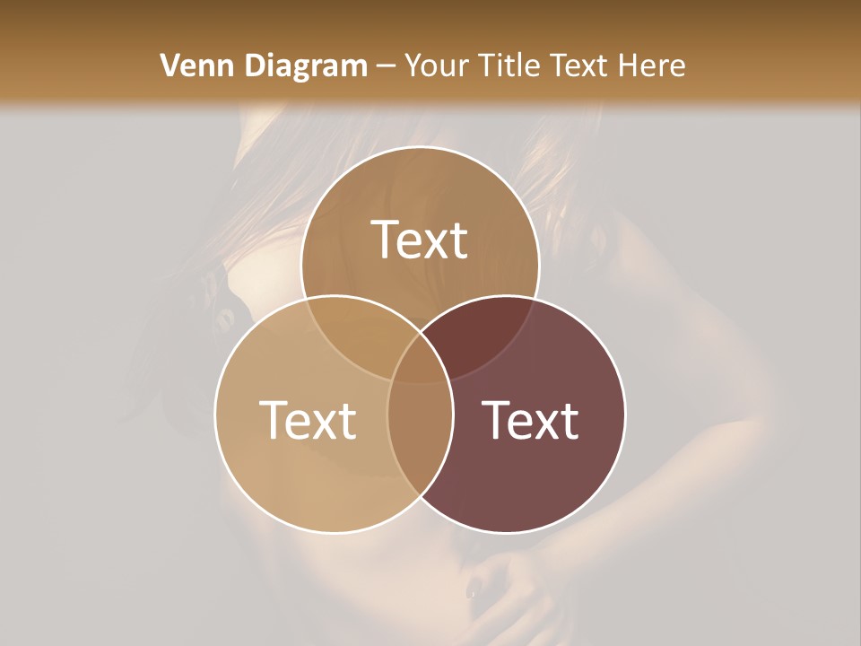 Glamour Female Sensuality PowerPoint Template