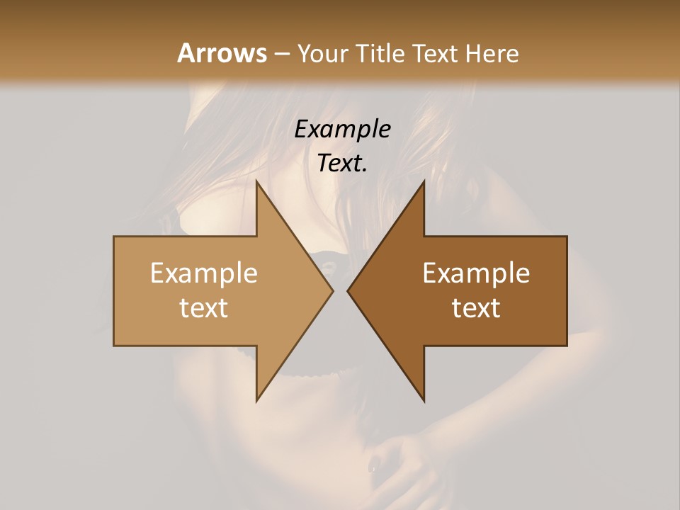 Glamour Female Sensuality PowerPoint Template