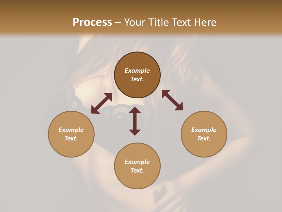 Glamour Female Sensuality PowerPoint Template