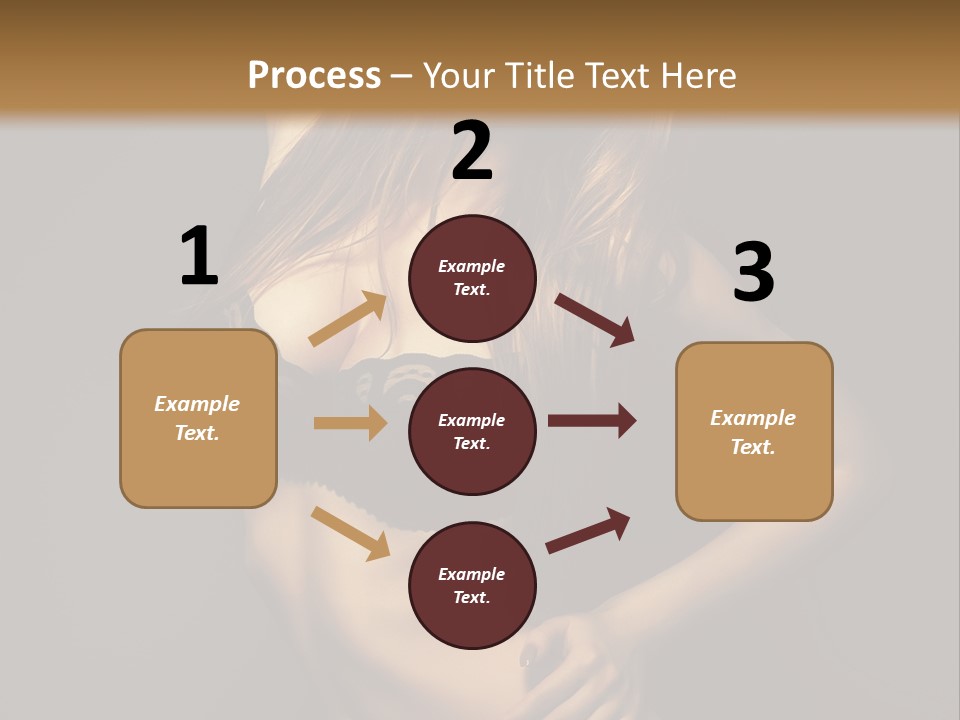 Glamour Female Sensuality PowerPoint Template