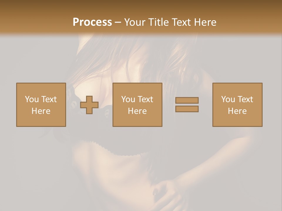 Glamour Female Sensuality PowerPoint Template