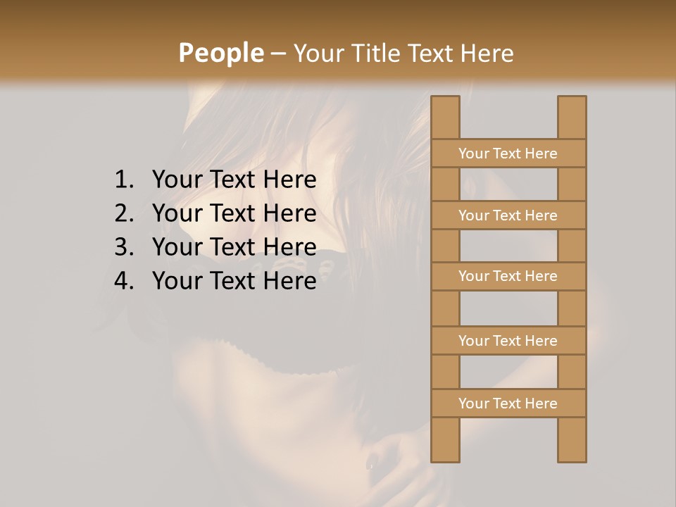 Glamour Female Sensuality PowerPoint Template