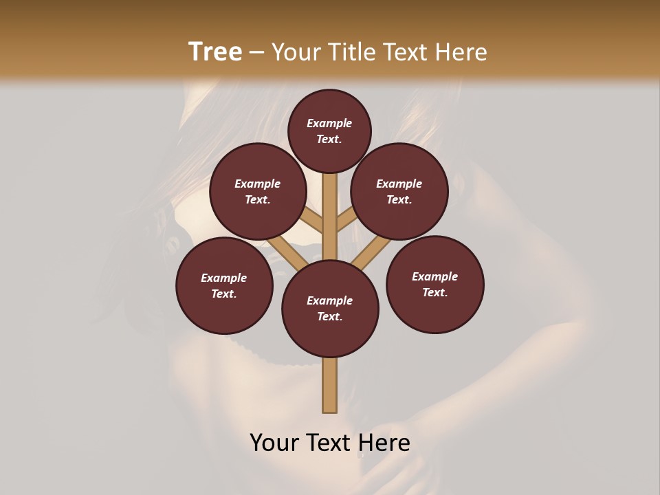 Glamour Female Sensuality PowerPoint Template