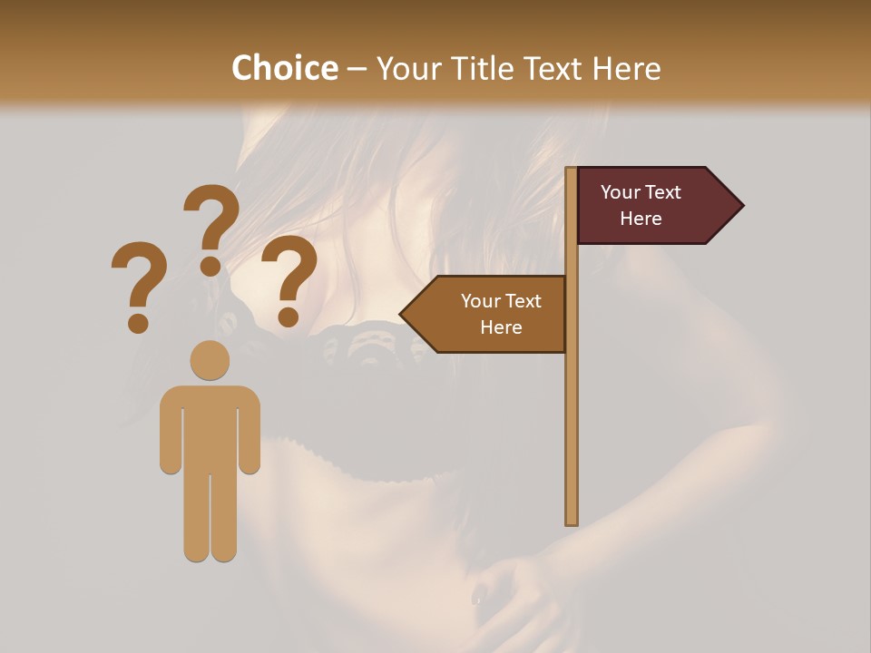 Glamour Female Sensuality PowerPoint Template