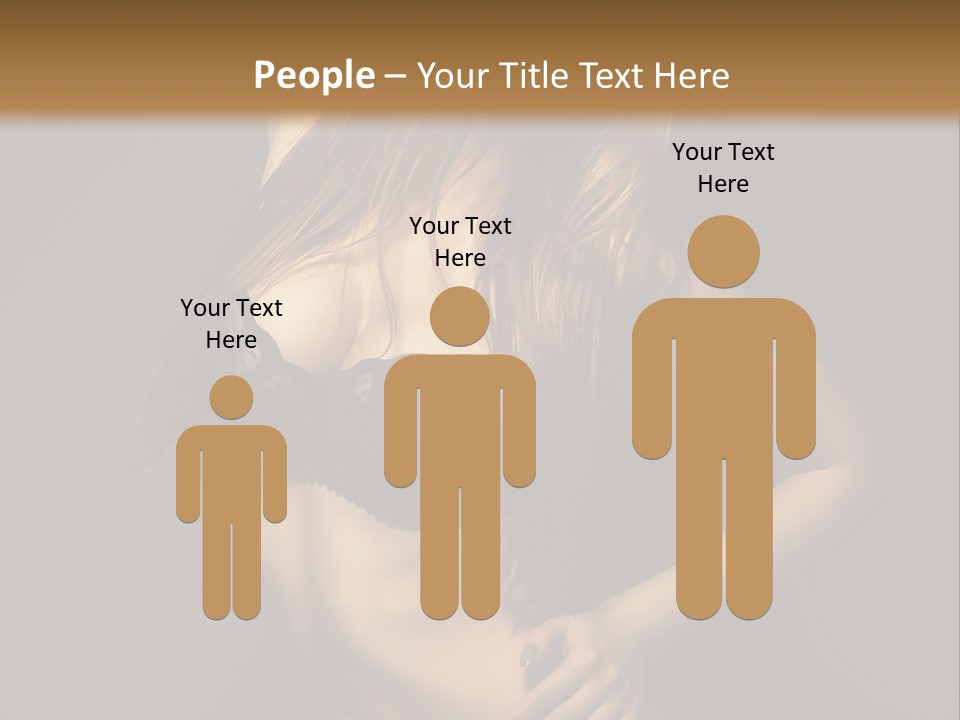 Glamour Female Sensuality PowerPoint Template