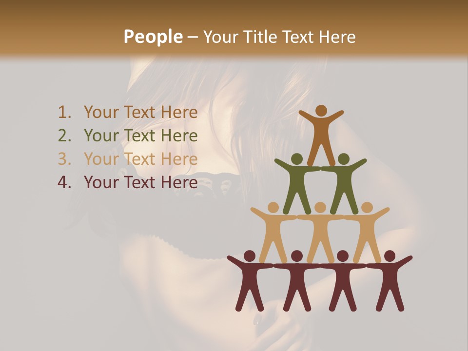 Glamour Female Sensuality PowerPoint Template