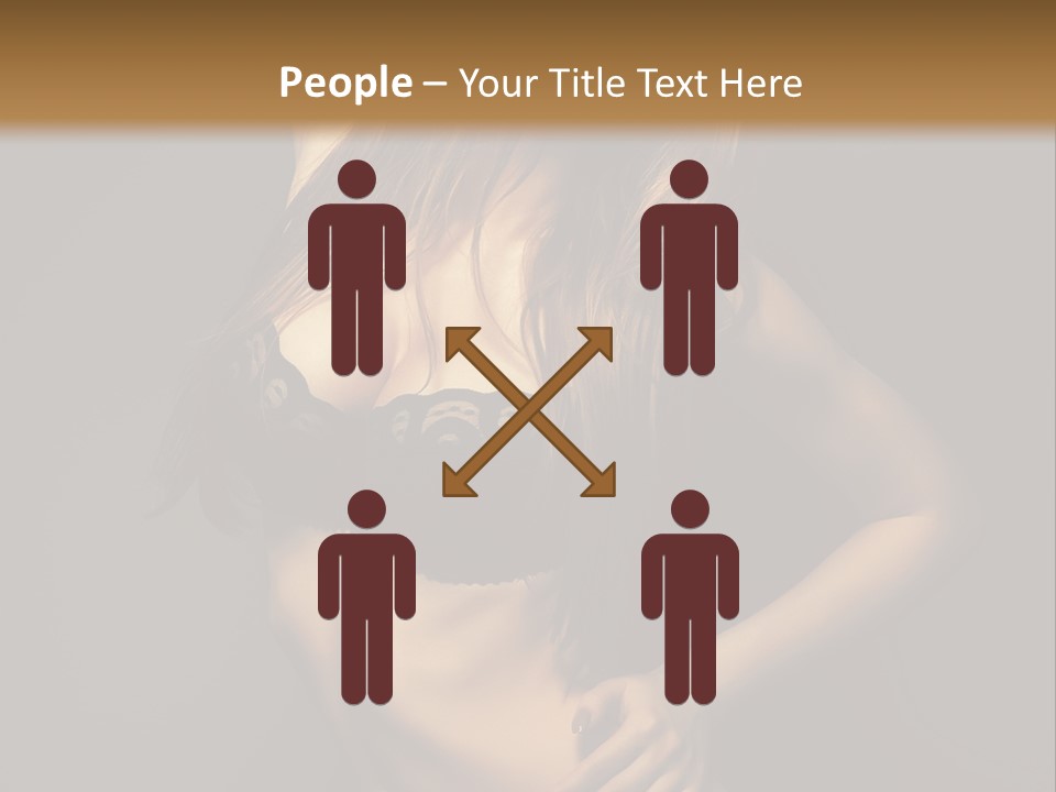 Glamour Female Sensuality PowerPoint Template