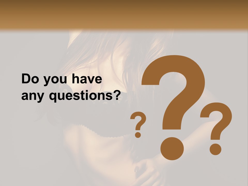 Glamour Female Sensuality PowerPoint Template