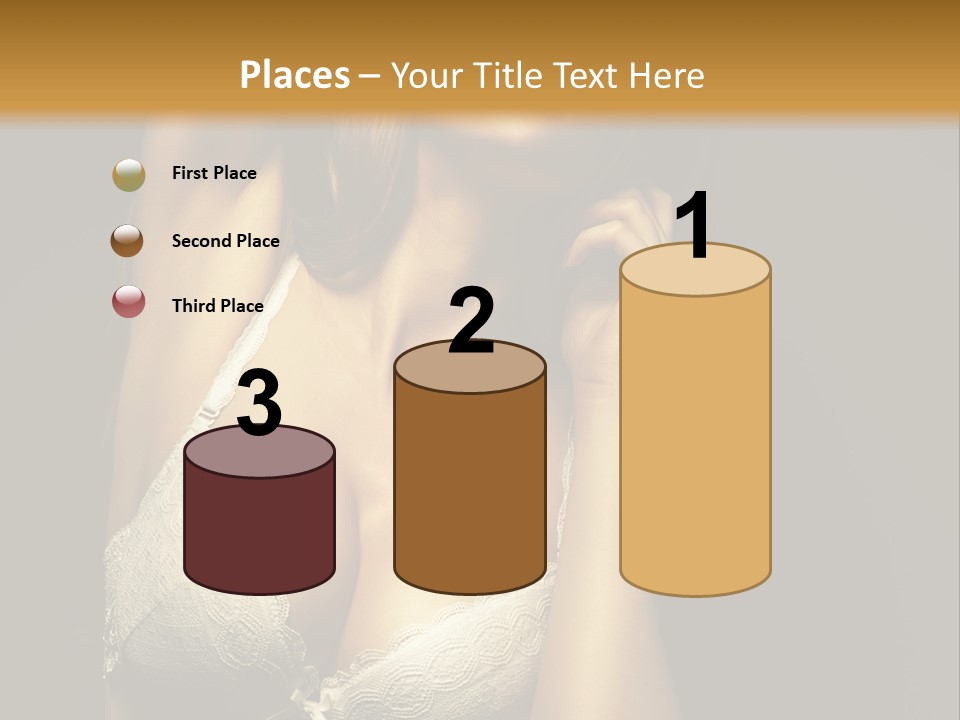 Human Posing Glamour PowerPoint Template