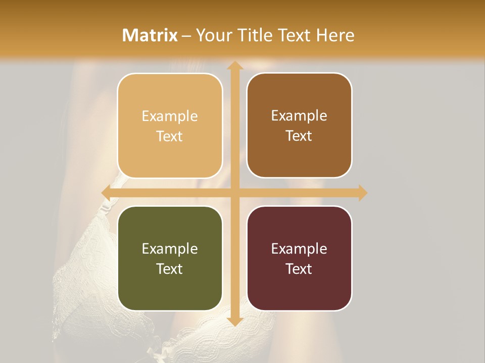 Human Posing Glamour PowerPoint Template