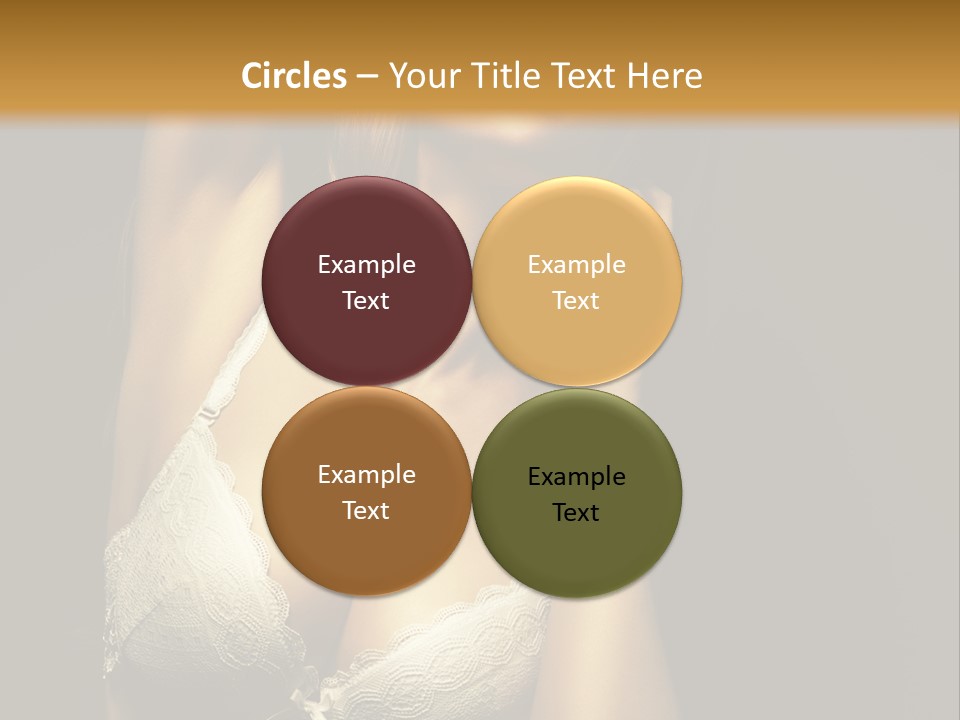 Human Posing Glamour PowerPoint Template