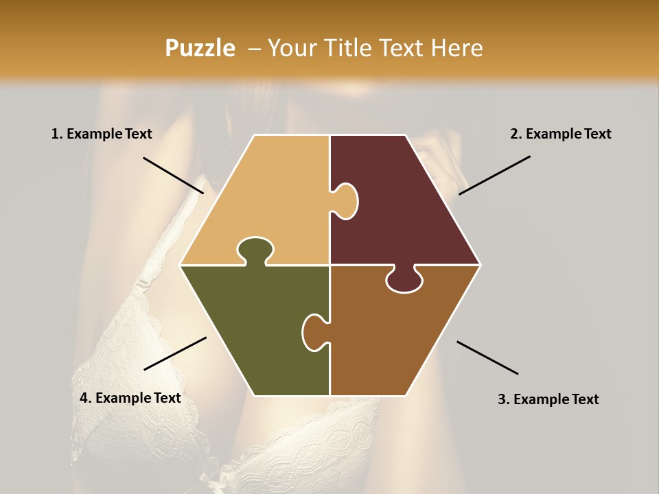 Human Posing Glamour PowerPoint Template