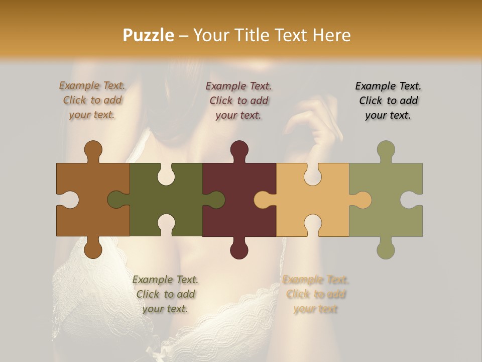 Human Posing Glamour PowerPoint Template