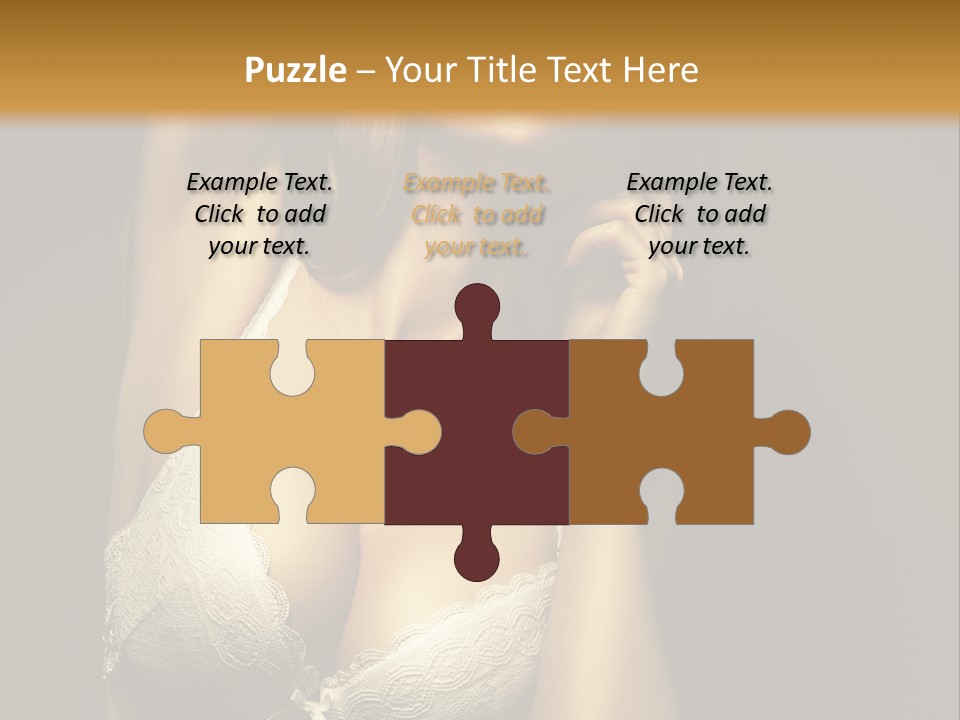 Human Posing Glamour PowerPoint Template