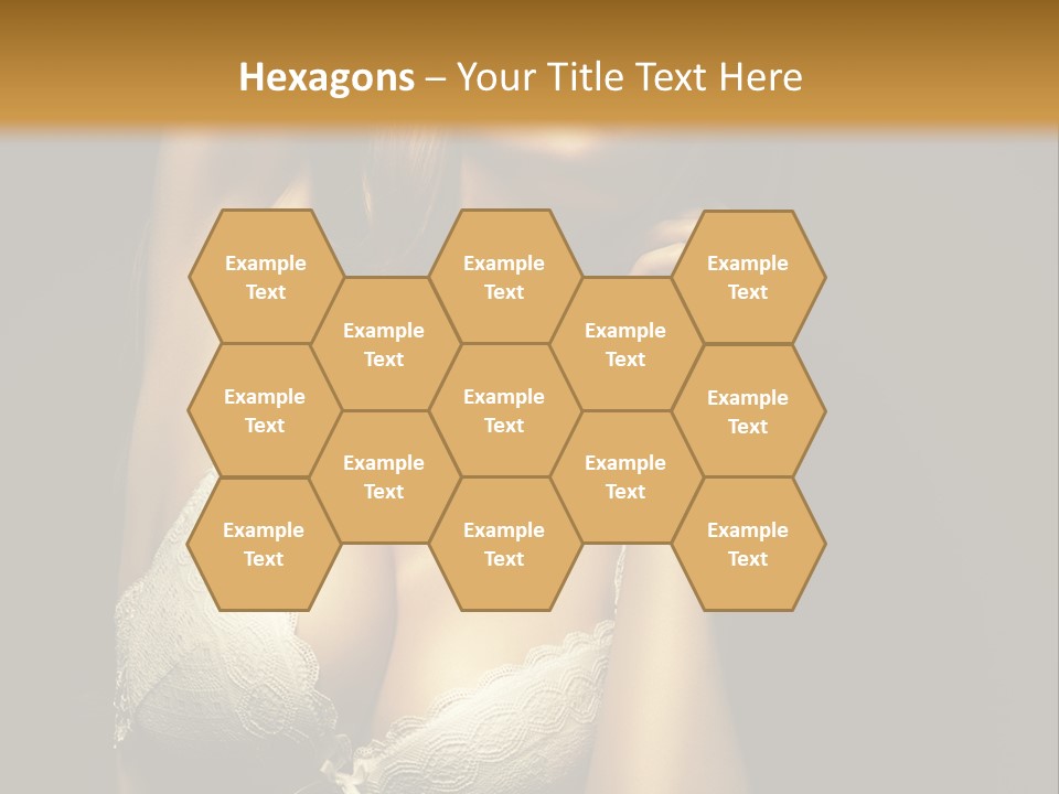 Human Posing Glamour PowerPoint Template