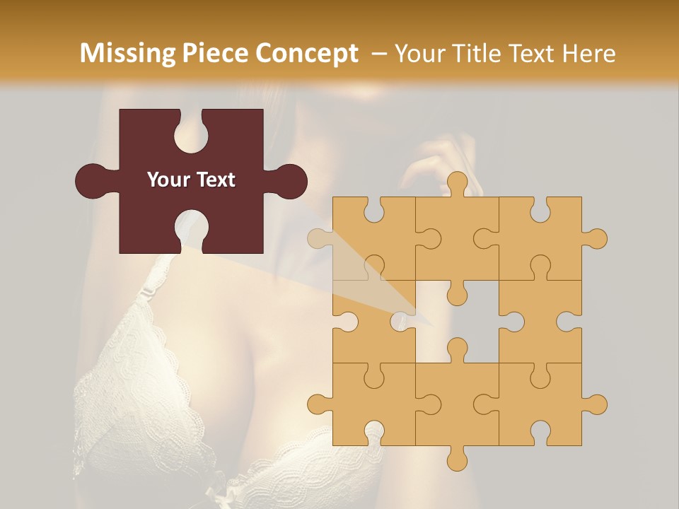 Human Posing Glamour PowerPoint Template