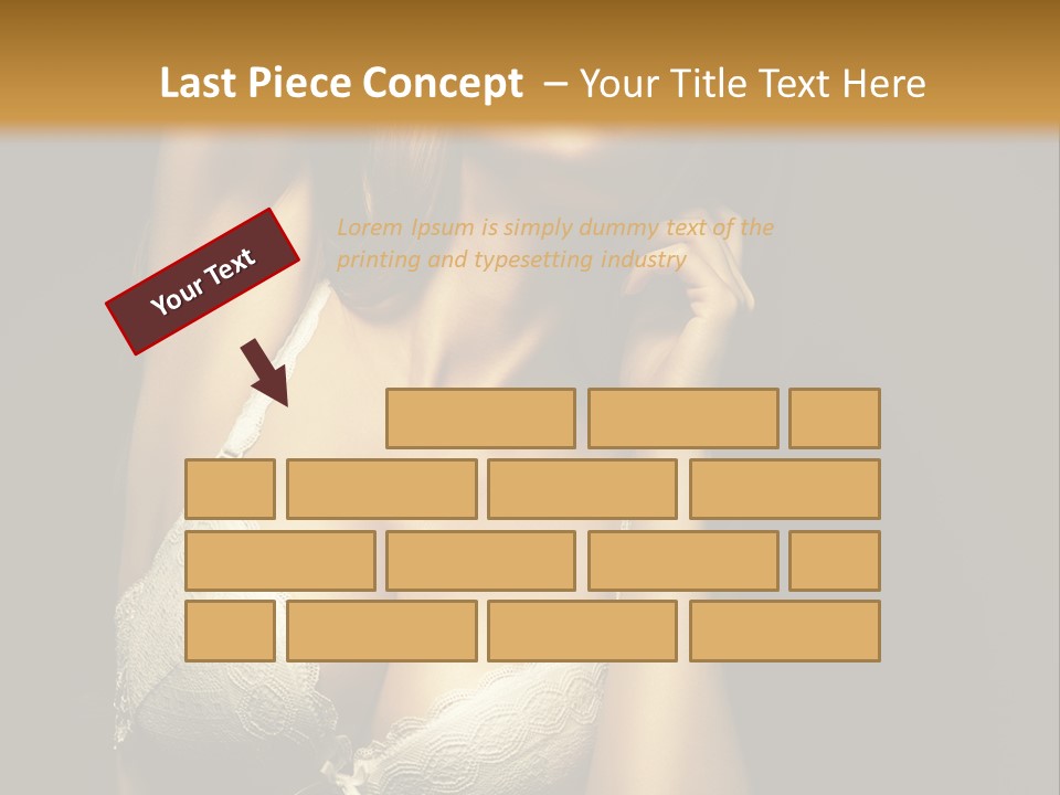 Human Posing Glamour PowerPoint Template