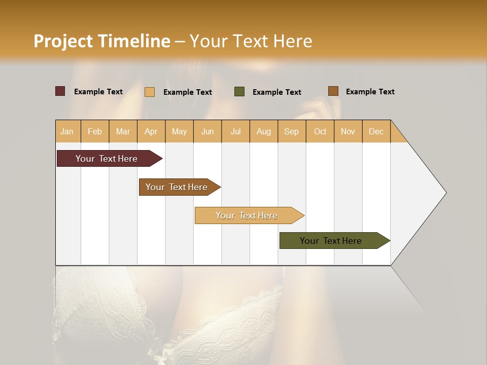 Human Posing Glamour PowerPoint Template