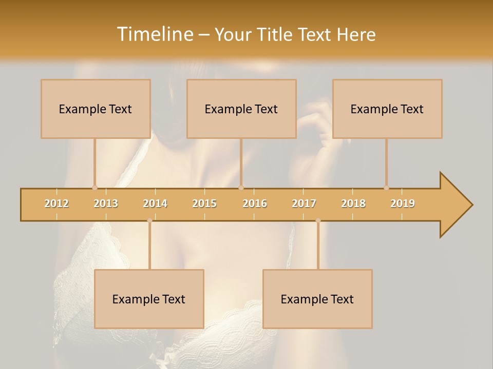 Human Posing Glamour PowerPoint Template