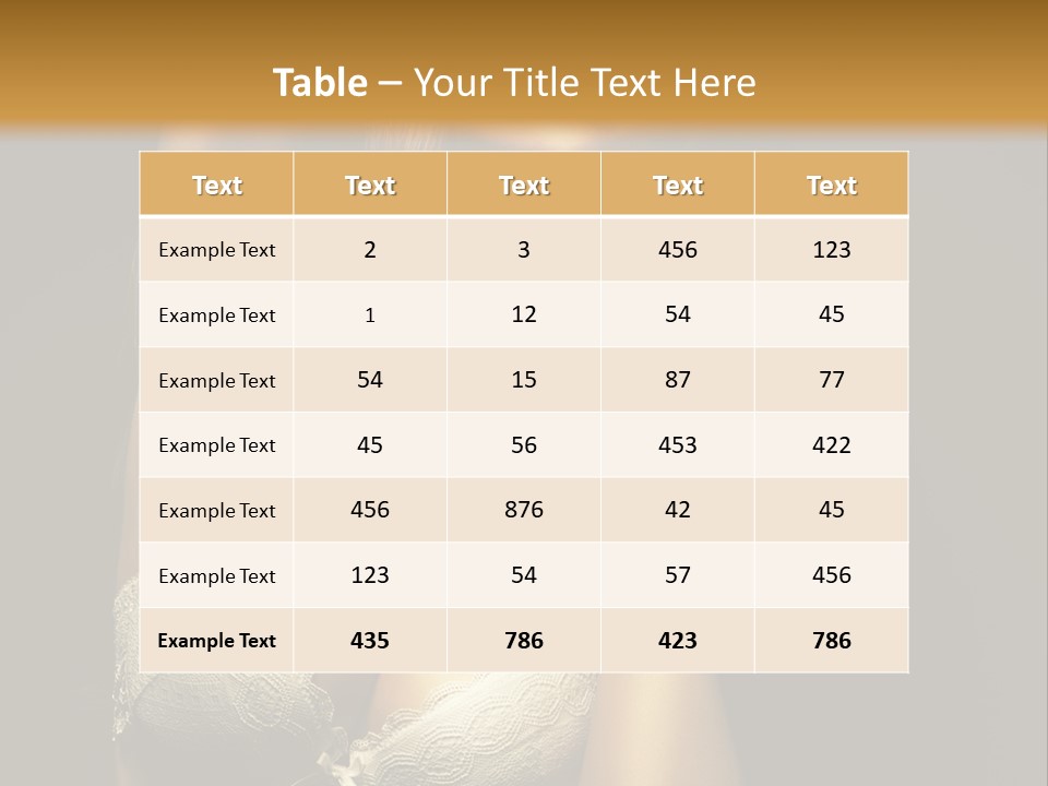 Human Posing Glamour PowerPoint Template