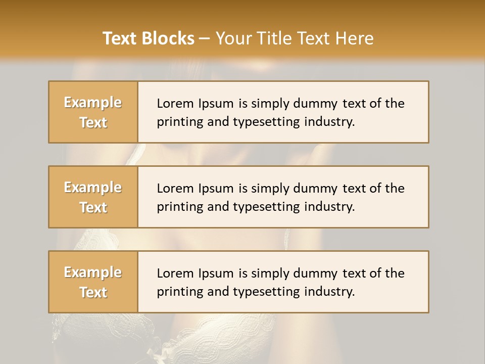 Human Posing Glamour PowerPoint Template