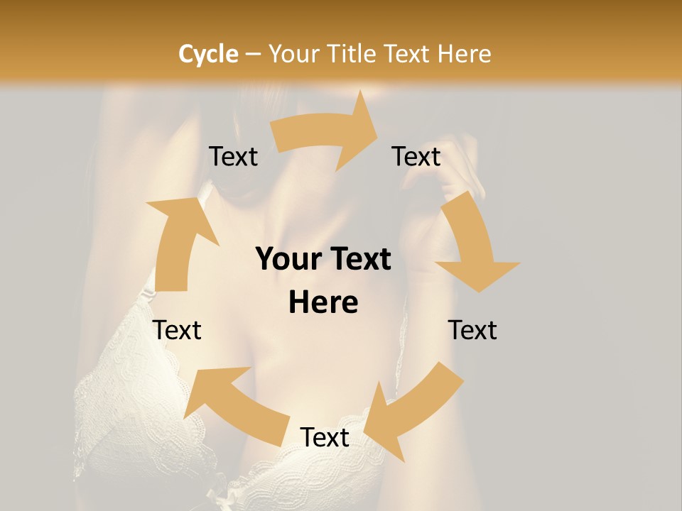 Human Posing Glamour PowerPoint Template