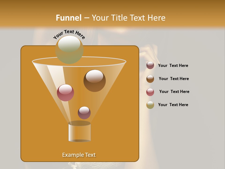 Human Posing Glamour PowerPoint Template