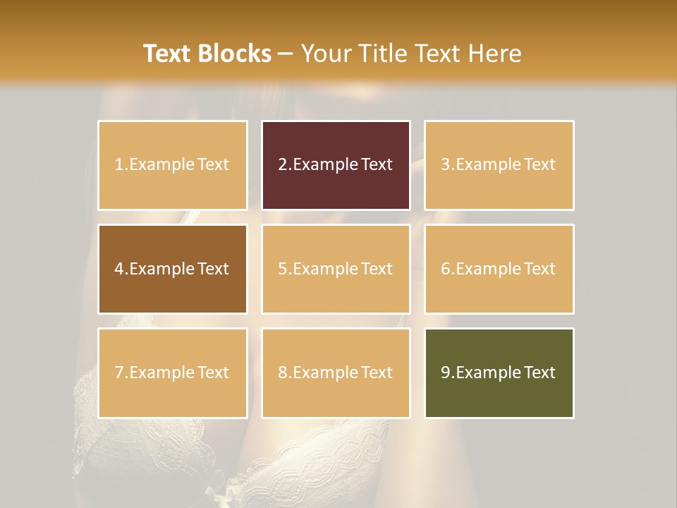 Human Posing Glamour PowerPoint Template