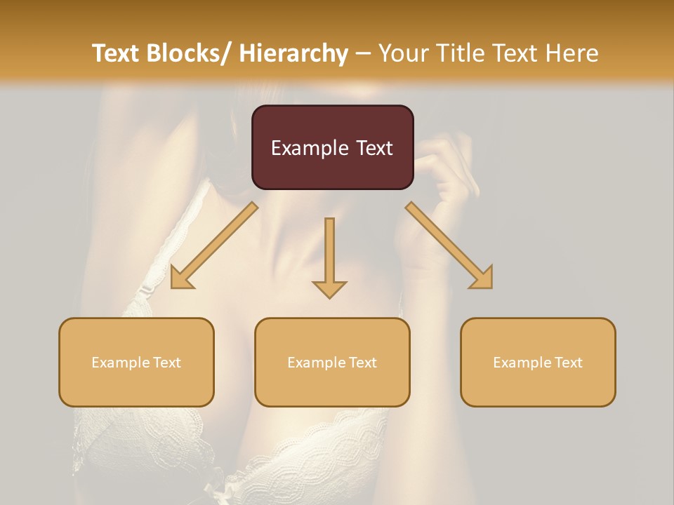 Human Posing Glamour PowerPoint Template