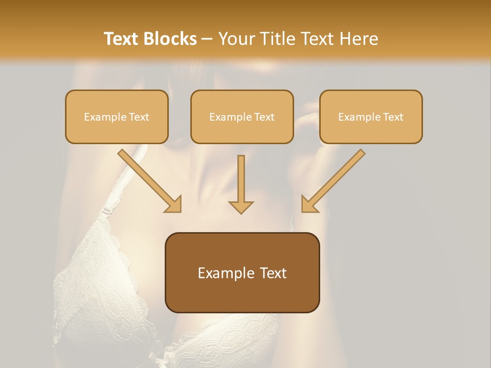 Human Posing Glamour PowerPoint Template