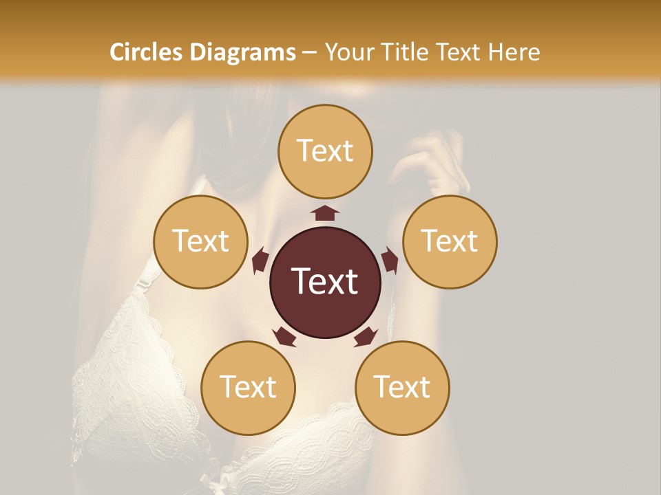 Human Posing Glamour PowerPoint Template