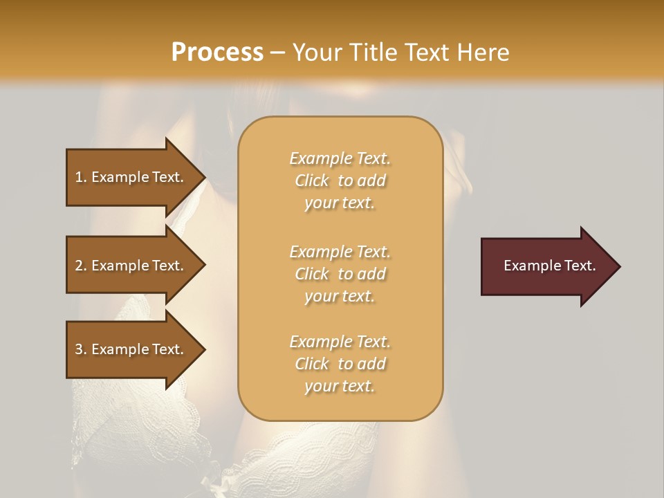 Human Posing Glamour PowerPoint Template
