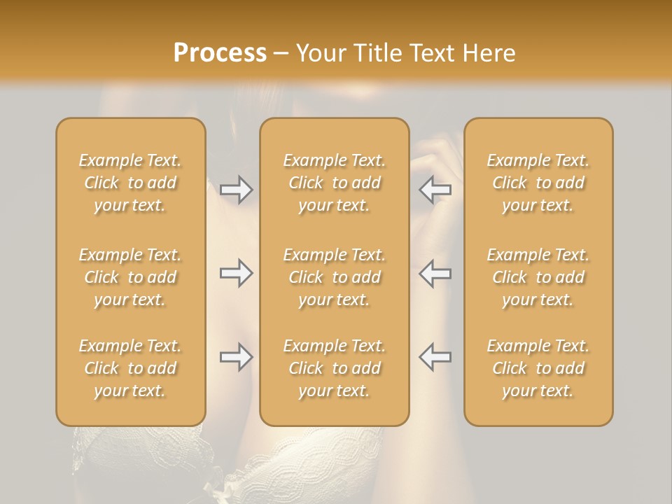 Human Posing Glamour PowerPoint Template
