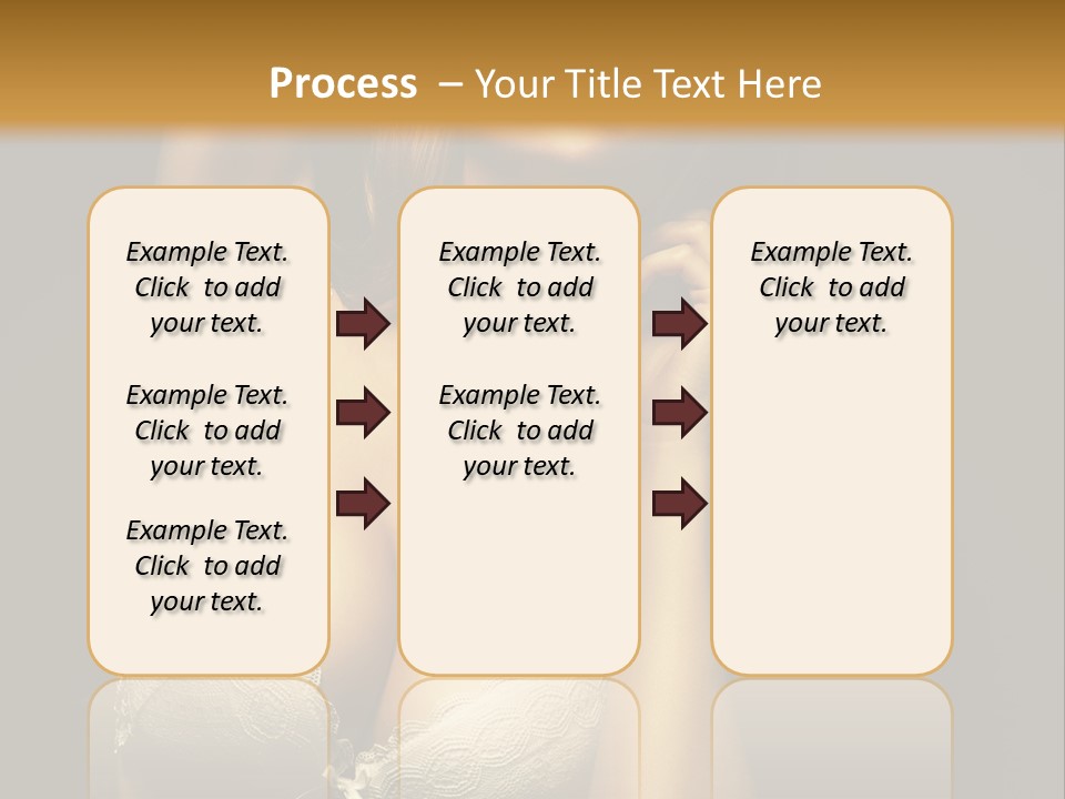 Human Posing Glamour PowerPoint Template